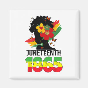 Black Girl Juneteenth 1865 Kids Toddlers Celebrati Magnet