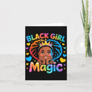 Black Girl Magic African Girl Hbcu  Card