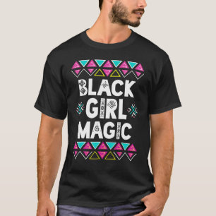 Black Girl Magic Afro Black History Month Girls T-Shirt