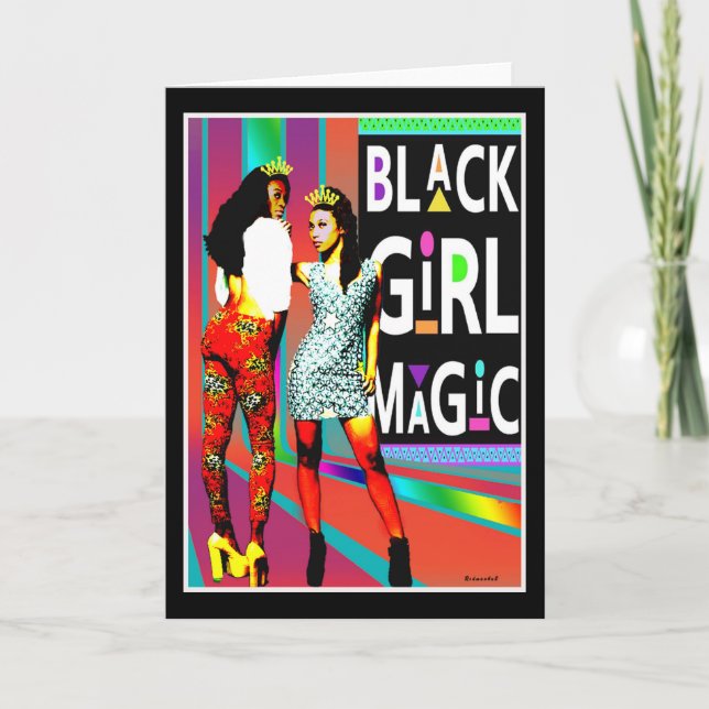 Black Girl Magic — Always a Queen Card (Front)