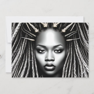 Black Girl Magic Birthday Sista Melanin Woman Invitation