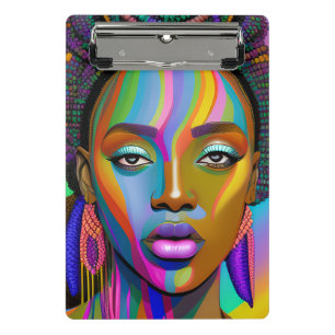 Black Girl Magic Birthday Sista Melanin Woman Mini Clipboard