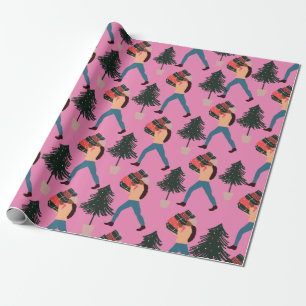 Black Girl Magic Holiday Wrapping Paper