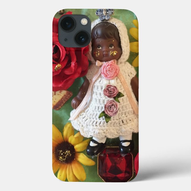 Black Girl Magic iPhone 13 Case (Back)