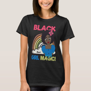 Black Girl Magic Melanin Pride African Afro Queen  T-Shirt