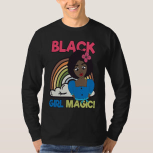 Black Girl Magic Melanin Pride African Afro Queen T-Shirt