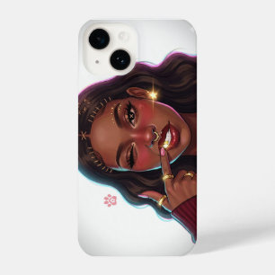 Black Girl Magic, Melanin Queen, baddie aesthetic  iPhone 14 Case