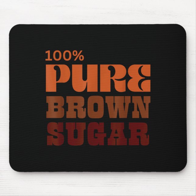 Black Girl Magic Queen Melanin History Juneteenth  Mouse Pad (Front)