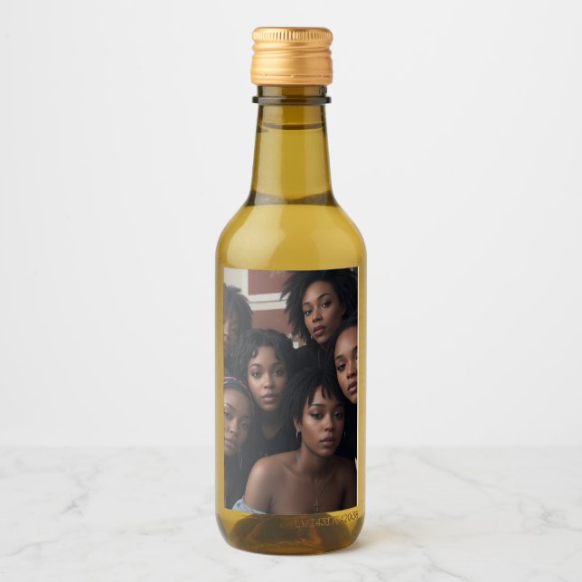 Black Girl Magic Wine Label (Front)