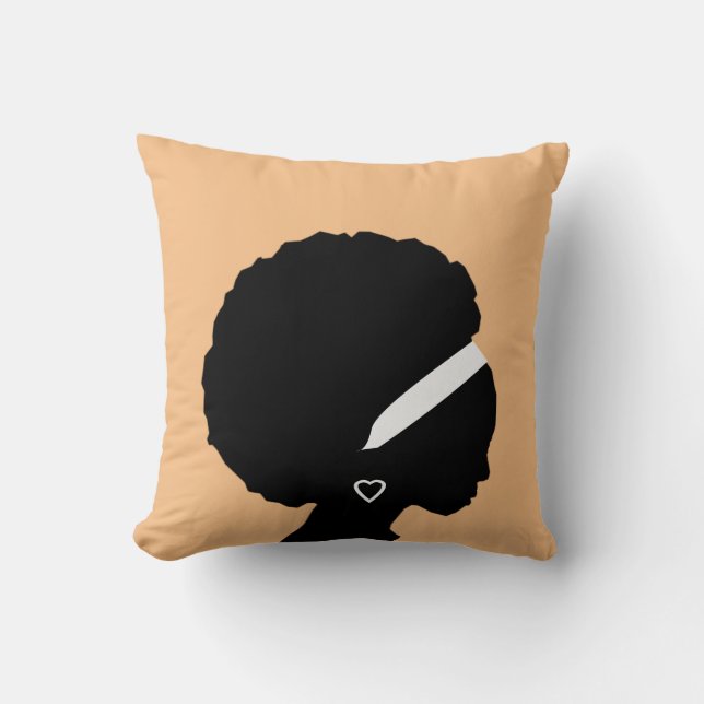 BLACK GIRL PILLOW (Front)