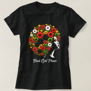 Black Girl Power Personalised T-Shirt