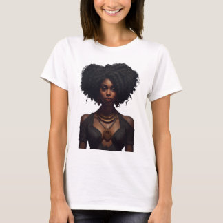 Black Girl T-Shirt Design. Natural hair community