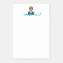 Black Girl with Glasses Personalised