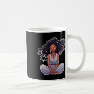 Black Girl Yoga Coffee Mug