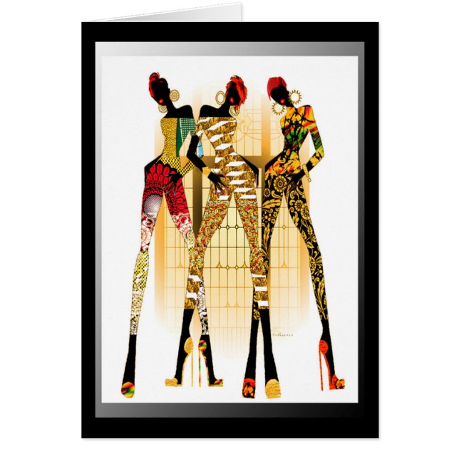 Black Girls Magic • Afrocentric Empowerment Greeti (Front)