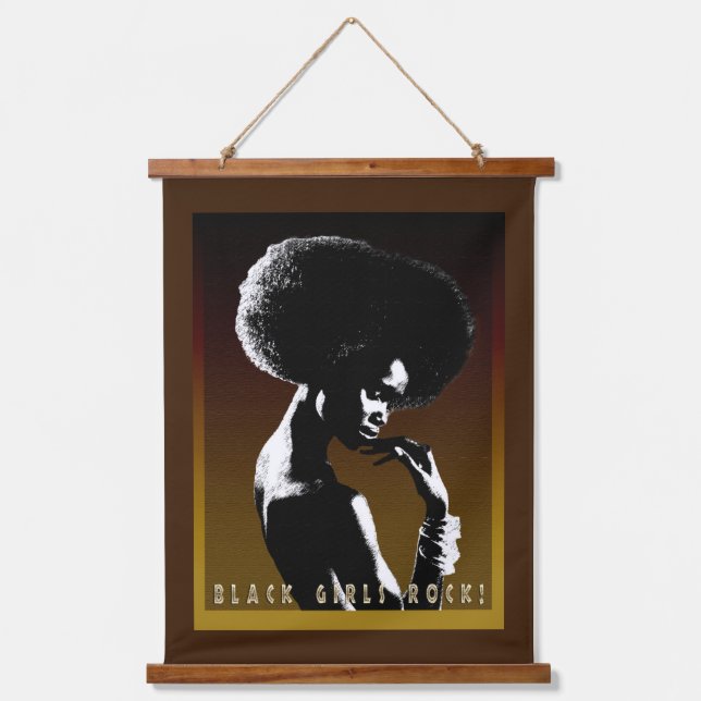 Black Girls Rock — Empowerment  Hanging Tapestry (Front)
