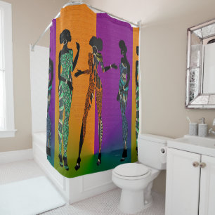 Black Girls Rock Ethnic Shower Curtain