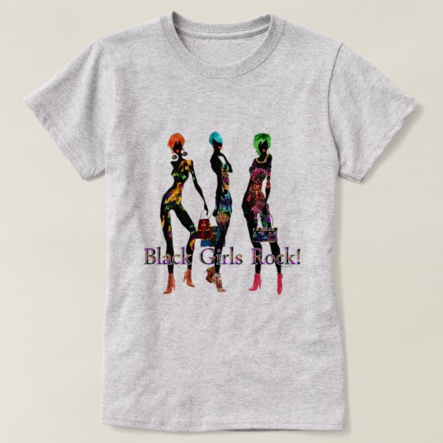 Black Girls Rock! T-Shirt (Design Front)
