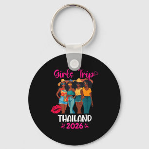 Black Girls Trip Thailand 2026 Vacation Matching Key Ring