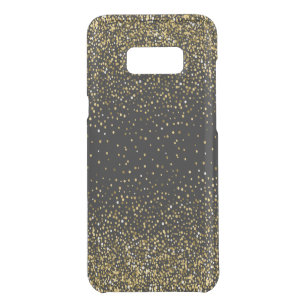 Black & Glam Gold Glitter Confetti Design 01 Uncommon Samsung Galaxy S8 Plus Case
