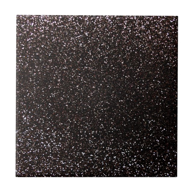 Black glitter tile (Front)