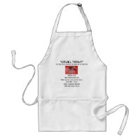 "Black Gnat Wet Fly-Cruel Trout"  Apron
