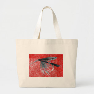 "Black Gnat" Wet Fly Jumbo Tote