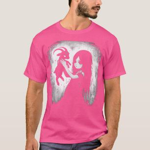 Black Goat Demon Baphomet Satanic Goth Dark Alt Ae T-Shirt