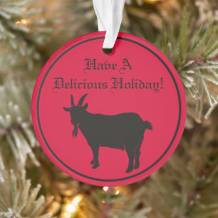 Black Goat  Ornament