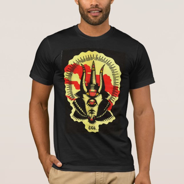 black goat shirt (Front)