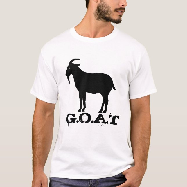 Black GOAT T-Shirt (Front)