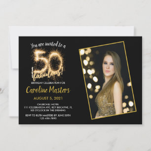 Black Gold 50 & still Fabulous 50th Birthday Party