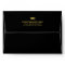 Black & Gold 5x7 Graduation Invite Envelope