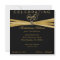 Black & Gold 60th Birthday Party Invitations