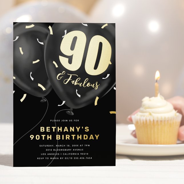 Black Gold 90th Birthday Party (Creator Uploaded)