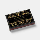 Black Gold Art Deco Great Gatsby Wedding