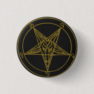 Black/Gold Baphomet Pins