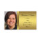 Black Gold Black Photo Business Card