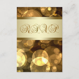 Black Gold Bubbles RSVP