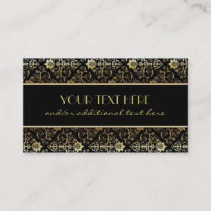 Black & Gold Business Card