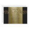 Black Gold Butterfly Music Wedding Invitations