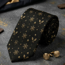 Black & Gold Celestial Snowflake