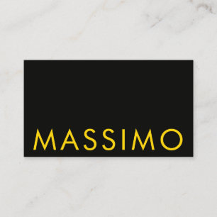 Black Gold Colours Professional Minimalist Name Enclosure Card