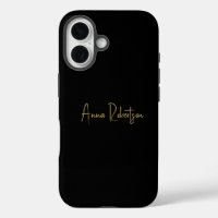 Black Gold Colours Professional Trendy Calligraphy