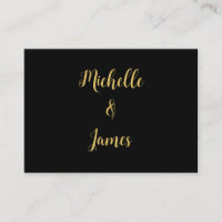 Black & Gold Colours Professional Trendy Modern