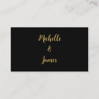 Black & Gold Colours Professional Trendy Modern