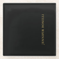 Black Gold Colours Professional Trendy Modern Plai