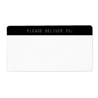Black Gold Computer Font Mailing Address