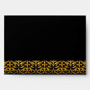 Black & Gold Edges Envelope