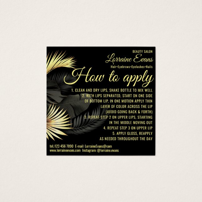 Black Gold Elegant  (Front)